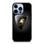 BLACK LAMBORGHINI LOGO iPhone Case Cover
