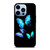 BLUE BUTTERFLY ART iPhone Case Cover