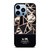 COACH NEW YORK GOLD BLACK TEXTURE iPhone Case Cover