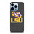 LSU TIGERS LEATHER LOGO iPhone Case Cover