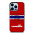 MONTREAL LES CANADIENS STRIPED LOGO iPhone Case Cover
