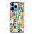 RETRO ALPHABET GREEN COLLAGE iPhone Case Cover