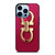 SALVATORE FERRAGAMO LOGO MAGENTA iPhone Case Cover
