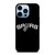 SAN ANTONIO SPURS LOGO BLACK iPhone Case Cover