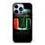 UM MIAMI HURRICANES NFL iPhone Case Cover