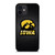 IOWA HAWKEYES METAL LOGO iPhone 12 Mini Case Cover
