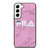 FILA SPORT PINK MARBLE LOGO Samsung Galaxy Case Cover