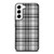 GREY CHECK FABRIC TEXTURES Samsung Galaxy Case Cover