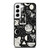 LUNAR PATTERN BLACK WHITE Samsung Galaxy Case Cover