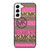 MICHAEL KORS PINK STRIP LOGO Samsung Galaxy Case Cover