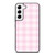 PINK PLAID PATTERN Samsung Galaxy Case Cover