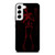 RED SKELETON HEARTBREAKING Samsung Galaxy Case Cover