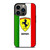 FERRARI ITALI FLAG LOGO iPhone 13 Pro Case Cover