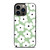 GREEN RETRO FLORAL PATTERN iPhone 13 Pro Case Cover