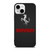 FERRARI HORSE CARBON LOGO iPhone 13 Mini Case Cover FERRARI HORSE CARBON LOGO iPhone 13 Mini Case Cover