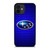 SUBARU BLUE METAL LOGO iPhone 12 Mini Case Cover
