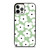GREEN RETRO FLORAL PATTERN iPhone 12 Pro Case Cover