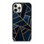 NAVY STONE CERAMIC ABSTRACT iPhone 12 Pro Case Cover