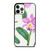 PURPLE ORCHID FLOWER PAINTING iPhone 12 Pro Case Cover