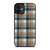 CHECK CLASSIC DARK PLAID FABRIC TEXTURES iPhone 12 Mini Case Cover