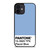 COLOR PANTONE PLACID BLUE iPhone 12 Mini Case Cover