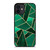 EMERALD AND COPPER GEOMETRIC PATTERN iPhone 12 Mini Case Cover
