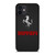 FERRARI HORSE CARBON LOGO iPhone 12 Mini Case Cover