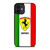 FERRARI ITALI FLAG LOGO iPhone 12 Mini Case Cover