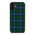 GREEN BLUE TARTAN PLAID PATTERN iPhone 12 Mini Case Cover