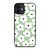 GREEN RETRO FLORAL PATTERN iPhone 12 Mini Case Cover