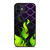 MALEFICENT GREEN FLAMES PATTERN iPhone 12 Mini Case Cover