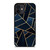 NAVY STONE CERAMIC ABSTRACT iPhone 12 Mini Case Cover