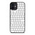 WHITE KEYBOARD PATTERN iPhone 12 Mini Case Cover