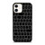 BLACK KEYBOARD PATTERN iPhone 12 Case Cover