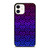 BLACK MAMBA PURPLE PATTERN iPhone 12 Case Cover