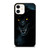 BLACK WILD WOLF iPhone 12 Case Cover