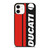 DUCATI MOTOR VERTICAL LOGO iPhone 12 Case Cover