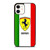 FERRARI ITALI FLAG LOGO iPhone 12 Case Cover