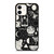 LUNAR PATTERN BLACK WHITE iPhone 12 Case Cover