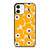 YELLOW RETRO FLORAL PATTERN iPhone 12 Case Cover