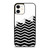 ZIG ZAG HALF PATTERN iPhone 12 Case Cover
