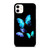 BLUE BUTTERFLY ART iPhone 11 Case Cover