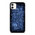 BLUE STYLISH BINARY CODE iPhone 11 Case Cover