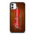 BUDWEISER KING OF BEAR LOGO iPhone 11 Case Cover