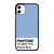 COLOR PANTONE PLACID BLUE iPhone 11 Case Cover