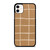 COQUETTE BROWN PATTERN iPhone 11 Case Cover