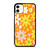 FLOWER POWER ORANGE PATTERN iPhone 11 Case Cover