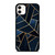 NAVY STONE CERAMIC ABSTRACT iPhone 11 Case Cover