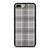 GREY TARTAN PLAID PATTERN iPhone 7 / 8 Plus Case Cover
