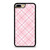 LIGHT PINK PLAID PATTERN iPhone 7 / 8 Plus Case Cover